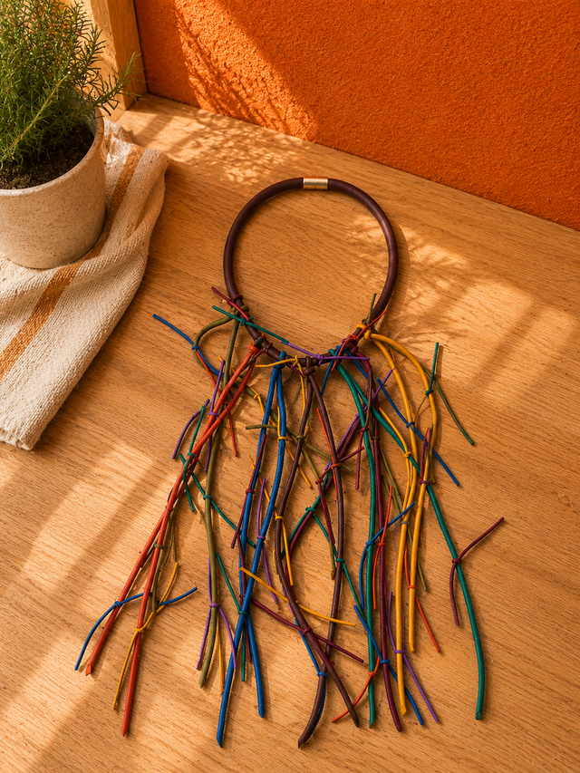 Collar Flecos Caucho
