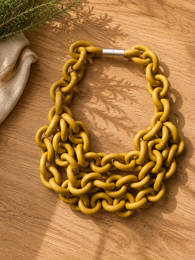 Collar Caucho triple eslabones
