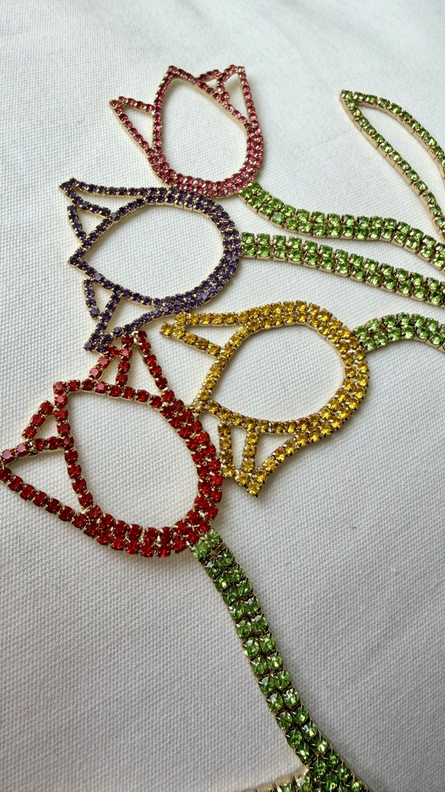 Collar maxi Tulipanes de Cristal