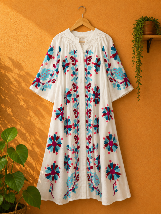 Vestido Amorgos  blanco