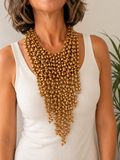 Collar Cascada Madera