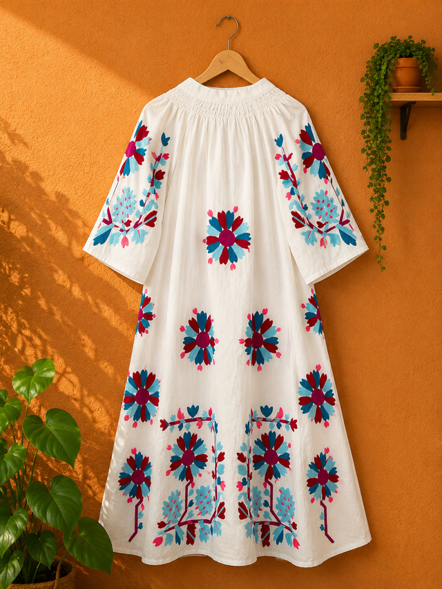 Vestido Amorgos  blanco